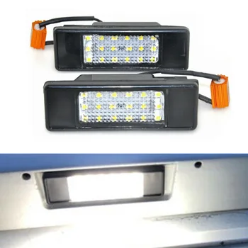 Bijelo svjetlo registarske pločice LED Error Free DC 12V Car Auto 2Pcs za Mercedes Benz W639 Vito W906 Sprinter