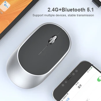Bluetooth Miš Gamer punjiva bežični gaming miš za iPad Tablet Laptop PC Gamer Computer ergonomski Čarobni tiha miš