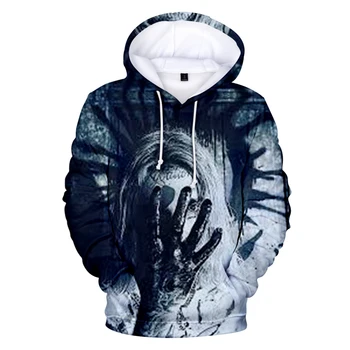 Vruće prodaju Ghostemane 3D hoodies veste Harajuku dugih rukava odjeća Ghostemane veste Muški / Žene dugih rukava odjeća