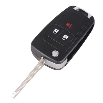 KEYECU za zamjenu Chevrolet Cruze Spark Flip Folding Remote Car Key Shell Case Fob 3 Button