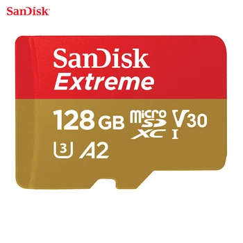 Original SanDisk Micro TF SD Card U3 Read 100Mb/s Memory Card for Smartphone Tablet podržava video snimanje 4K 128gb