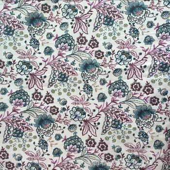 50x150 cm pamučnim lanena tkanina DIY ZAKKA Home Deco Print Paisley Flower 1010-5