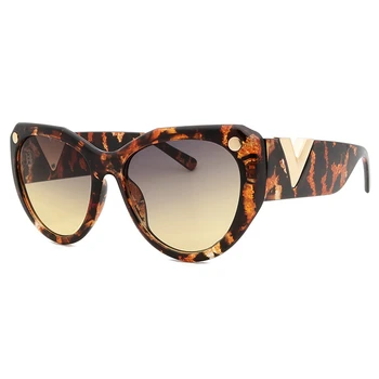 Novi Cateye stare crne sunčane naočale Žene brand dizajn retro trokut sunčane naočale ženske nijanse dame pismo naočale UV400