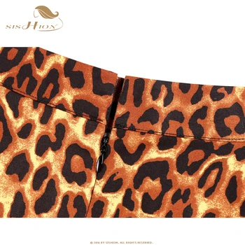 2021 jesen nova vintage ženska pamučna suknja SS0007 XS-XXL plus size A Line Swing Long Midi Animal Printed Leopard suknja