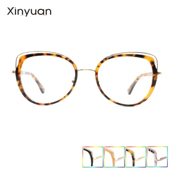 AM004 Xinyuan jedinstveni dizajn metalni acetat optički naočale kadar cijeli stari recept sunčane naočale kadar 2020 novi za žene