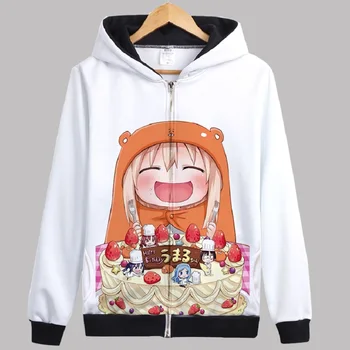 Unisex Anime Himouto! Umaru-chan Doma Umaru Taihei Doma Nanan ebina munja kardigan s kapuljačom majica hoodies