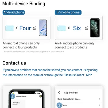 Baseus Mini Smart Tracker Anti Lost Bluetooth Smart Finder Za Djecu Ključne Telefoni Djeca Anti Gubitak Alarm Smart Tag Key Finder Locator