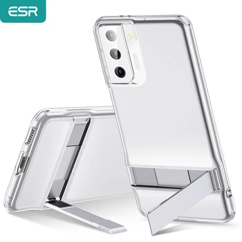 ESR torbica za telefon Samsung Galaxy S21/S21 Plus/S21 Ultra 5G Metal Kickstand stalni luksuzna torbica stražnji poklopac TPU za Galaxy S21