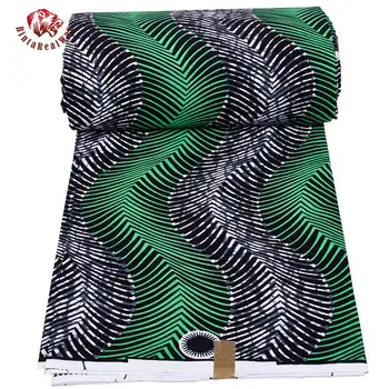 6 metara / Lot val uzorak tkiva moda mekani pamuk Ankara haljine batik tkiva Afrika pravi vosak šivaći materijali 40FS1391