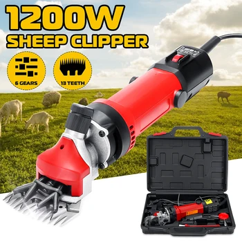 1200W US/EU Plug Electric Sheep Pet Hair Clipper Shearing Kit Shear Wool Cut Goat Pet Animal Shearing Supplies Farm Cut Machine