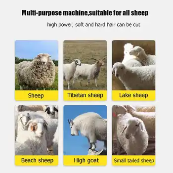 1200W US/EU Plug Electric Sheep Pet Hair Clipper Shearing Kit Shear Wool Cut Goat Pet Animal Shearing Supplies Farm Cut Machine
