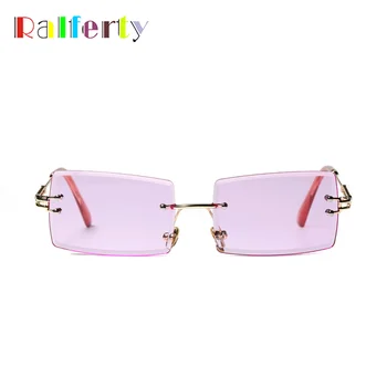 Ralferty ženske sunčane naočale Moda 2020 luksuznih ukrasne sunčane naočale rimless za žene pink okulary przeciwsloneczne damskie