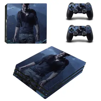 Uncharted PS4 Pro Stickers Play station 4 Skin Sticker Decal For PlayStation 4 PS4 Pro Console & Controller Skins vinil