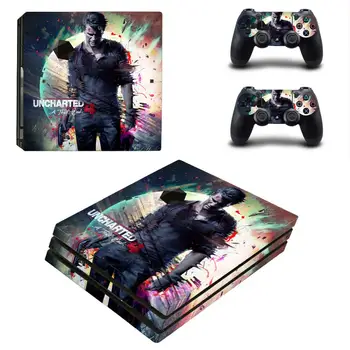 Uncharted PS4 Pro Stickers Play station 4 Skin Sticker Decal For PlayStation 4 PS4 Pro Console & Controller Skins vinil