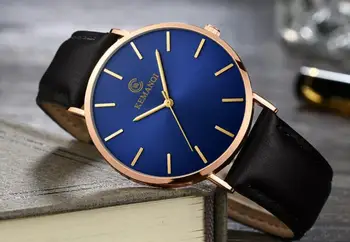 Ultra-tanki 6,5 mm sat elegantna muška moda KEMANQI sat jednostavan poslovni muškarci kvarcni sat rimski muški muški sat reloj