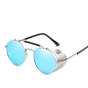 Steampunk naočale retro sunčane naočale muškarci punk okrugle sunčane naočale Žene brand dizajner sunčane naočale za muškarce UV400 Oculos De Sol