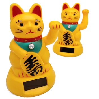 Fortune Cats Slatka Welcoming Fortune Symbol Decoration figurica šapa valovi Zovu valovi sretan uređenje doma najbolji poklon 2020 N