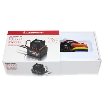 Hobbywing QUICRUN 10BL120 Sensored 120A / 10BL60 Sensored Brushless ESC Speed Controller For 1/10 1/12 RC Mini Car