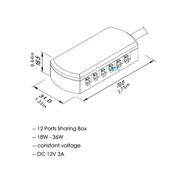 CG1062 knjiženje port zajednički uređaj led žarulja shunt knjiženje kutija pijesak tablica model scene sustav rasvjete
