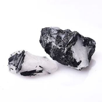 1pc prirodni crni turmalin Crystal prirodni kamen je kvarc neobrađenog kristala Planinski mineral uzorak energije zdrav kamen kućni dekor