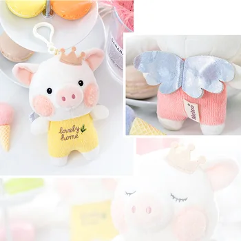 Metoo lutka plišane igračke plišani ljubimci soft dječje igračke za djecu, djevojčice, dječake Kawaii Mini Angela Rabbit privjesak privjesak