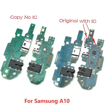 5pcs Micro USB port za punjenje dock konektor port sa mikrofonom mikrofon fleksibilan kabel rezervni dijelovi za Samsung Galaxy A10 A105F