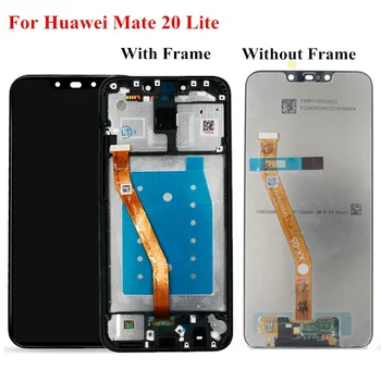 6.3-inčni LCD zaslon za Huawei Mate 20 Lite LX1 LX2 LX3 LCD zaslon osjetljiv na dodir digitalizator sklopa s okvirom zamjena ekrana telefona
