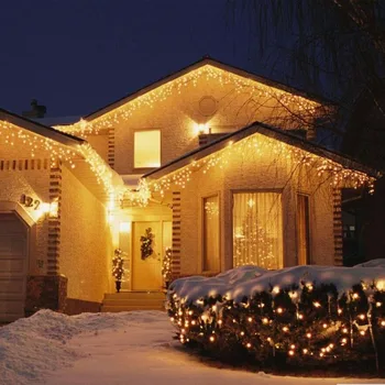Nova božićna svjetla gudački vanjski svjetlo 4.5 m 220 100 led zavjese, ukrasne Nova godina stranka weeding odmor led žarulje svjetla