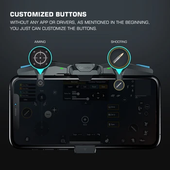 GameSir F4 Falcon PUBG Mobile Gaming Kontroler Gamepad Plug and Play za iOS / Android nulta kašnjenje za Call of Duty