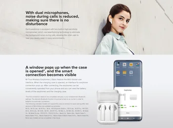 Globalna verzija Xiaomi Mi True Wireless Earphones 2 Basic (Bijeli) [potpuno nove i dostavljanje] slušalice