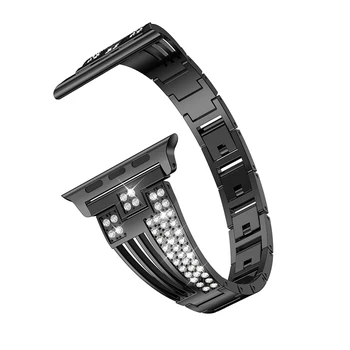 Za Apple Watch Band Series 4 3 2 1 44 mm 40 mm 42 mm 38 mm luksuzni Diamond narukvica za sat zamjena remena za narukvicu iWatch