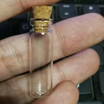 20шт 11X32Mm maleni mini prazni, prozirni cork, staklene boce, bočice 2 ml