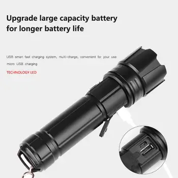 XHP70 LED tactical flashlight USB Punjiva skalabilne svjetiljku Baklja žarulja led svjetiljka za kampiranje ourdoor dropshipping