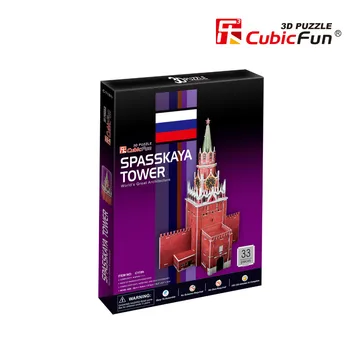 3D model toy Cubic Fun 3D paper model jigsaw igra Spartak towers C118h