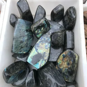 Prirodni Dragulj Mineral Лабрадорит Mjesečini Crystal Kamena Dekoracija Ljekovita Energija Uređenje Doma