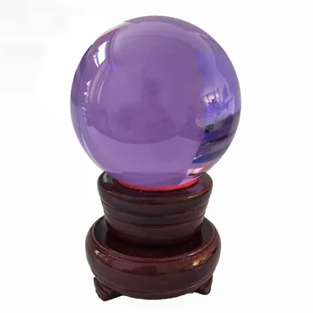 70 mm Kristalna staklena kugla paperweight lila kvarc loptu фэншуй uređenje uređenje doma figurice suvenir pokloni