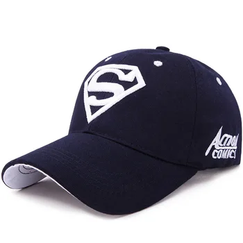 Visoke kvalitete veličina Superman vez tata šešir Muškarci Žene godišnje kapu štitnik kape podesiva koštanih kape par Горрас