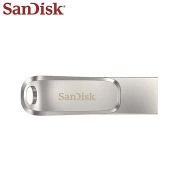 Sandisk USB Flash Drive 32GB 64GB 128GB Type-C OTG USB 3.1 Memory Stick 256GB 512GB Mini Disk U SDDDC4 Pendrive velike brzine