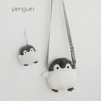 Slatka Pingvin djevojka srce medo mini torbicu lutka djeca torbi slatka кроссбоди torba