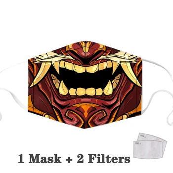 Maska Za Odrasle Smjenski Funky Maska Za Usta Prati Reusable Maska Za Lice Modne Maska Za Lice Mascarilla Design Filter Pm2.5 Tkiva Maska