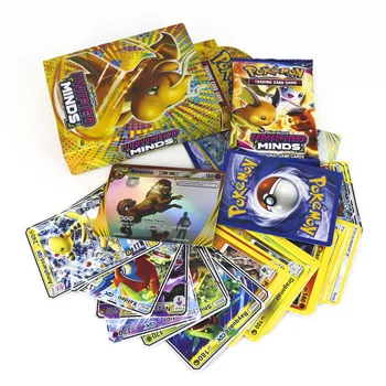 Takara Tomy Pokemon Trading Card Game SUN&MOON UNIFIED MINDS kolekciju flash kartica 48 kom. Borbe igračke sjajna kutija za djecu pokloni