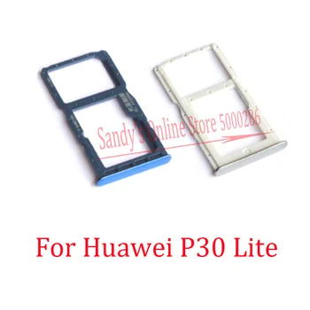 10шт novi držač police Sim kartice čitač adapter utor za Huawei P30 Lite Sim police držač kartice utor za pomoćni dio za P30lite