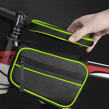 Biciklistička torba Паньер biciklizam biciklistička rama zaslon osjetljiv na dodir IPHONE držač vodootporni mobitel torba za rame prtljaga cijev krunica