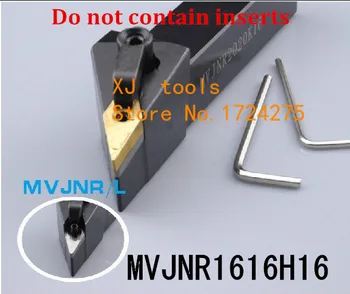 MVJNR1616H16/ MVJNL1616H16,tokarenje metalnih reznih alata,okretanje alata,CNC tokarilice, vanjski okretanje alat tipa MVJNR/L16