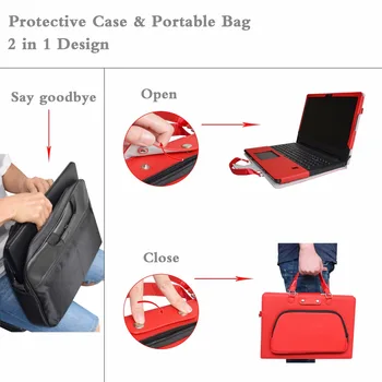 Labanema Accuracy Portable Laptop Torba Case Cover for 15.6