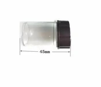 2 komada mikroskop objektiv Lenes Box plastični objektiv zaštitna torbica s RMS navojem пылезащитная poklopac kutija