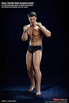 TBLeague 1/12 Super-Flexible Male Bešavne Body Action Figure with Head Sculpt TM01A /TM02A Fitness Suntan Skin Soldier Figures
