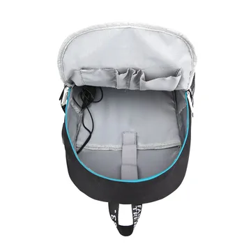 Bon Jovi ruksak Ruksak torba w/USB moda luka i dvorac gay student škola putovanja rame torba za laptop