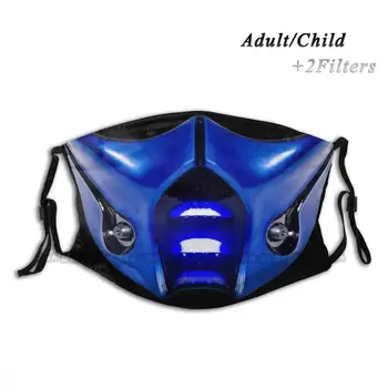 Mortal Kombat - Sub Zero Maska Classic Print Face Usta Mask Moda Anti Dust Pollution Mask For Men Women Children Scorpion