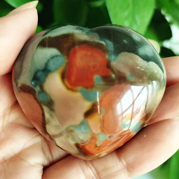 Prirodni morski kamen srcu Crystal Kamen mineralni uzorak Crystal ston